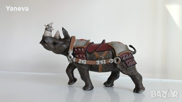 Schleich, vintage, екшън фигури , модел боен слон и боен носорог , снимка 11 - Фигурки - 55179670