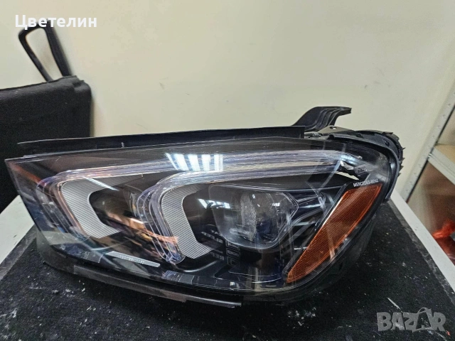 Ляв фар Mercedes GLE W167 USA lqv far мерцедес гле 167, снимка 2 - Части - 54746677