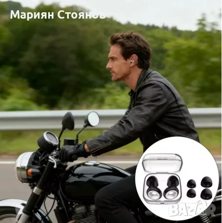 Мото тапи за уши против шум Антифони за каска мотор силиконови ергономични с кутийка, снимка 4 - Аксесоари и консумативи - 55617743