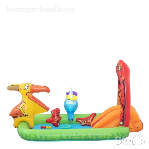 Водна площадка Bestway Jurassic 53160 – детски мини аквапарк с пързалка, снимка 13 - Басейни и аксесоари - 54315289