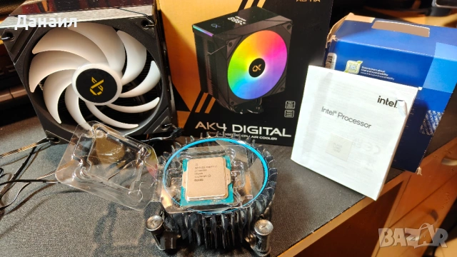 CPU Intel i5-12400F Box + Охлаждане AK4 Digital 