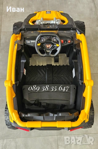 ПРОМОЦИЯ ДО 01.07!НОВО!Акумулаторен джип Kansas с 24V батерия,меки гуми,4x4,USB, снимка 9 - Електрически играчки - 51716443