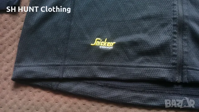 Snickers 9448 Work Moisture-Wicking Full Zip Midlayer Top размер L работна термо блуза W4-765, снимка 7 - Блузи - 55563051