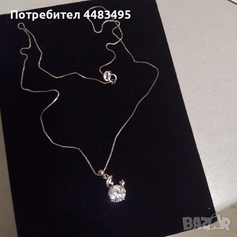 Сребърно колие Silenti, снимка 3 - Колиета, медальони, синджири - 54743186