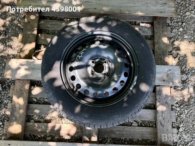 НОВА Резервна гума+джанта 16цола 4x100 за Renault,Dacia,Nissan, снимка 4 - Гуми и джанти - 55315373