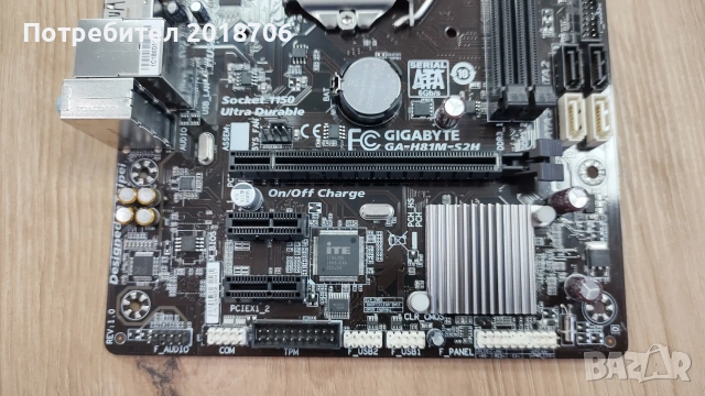 Дънна платка GIGABYTE H81M-S2H, снимка 4 - Дънни платки - 55062265