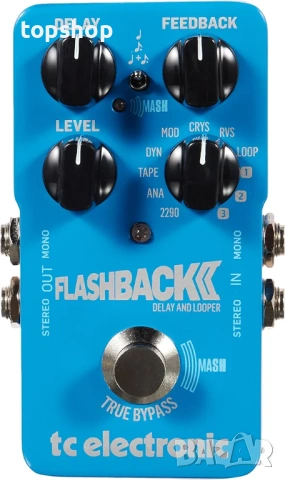 Чисто нов легендарен ефект за китара TC Electronic Flashback 2 Delay Pedal с MASH технология 