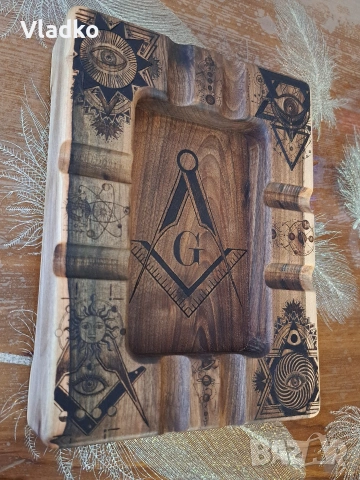 Пепелник за пури , снимка 3 - Декорация за дома - 54024087