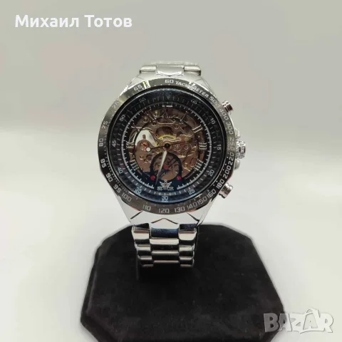 Мъжки Часовник - СКЕЛЕТОН, снимка 3 - Мъжки - 55444993