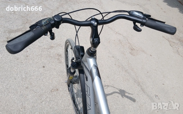 Алуминиев велосипед 28 цола Romet с амортисьори 24 скорости Shimano, снимка 4 - Велосипеди - 54500826