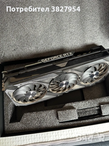 ASUS ROG Strix GeForce RTX 3090 OC Edition 24GB GDDR6X Gaming Graphics Card, снимка 2 - Видеокарти - 54111496
