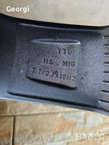Продавам ОРИГИНАЛНИ джанти 18 ' цола 5x112 57,1 Audi a4,a6,a8 Pasat 4,5. 7 1/2 J ET38 DEZENT, снимка 8 - Гуми и джанти - 55019915