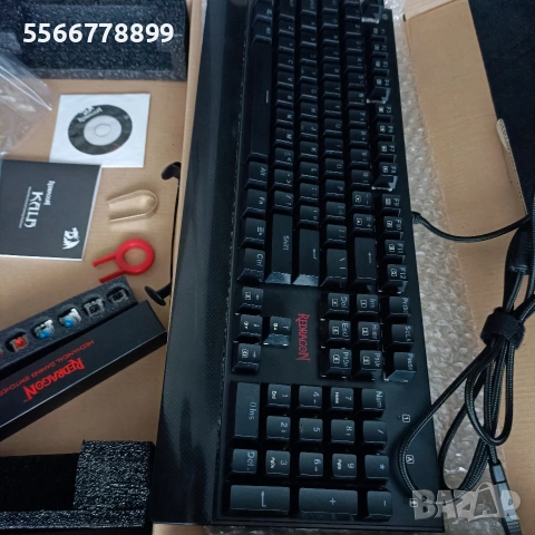 Механична геймърска клавиатура Redragon Kala K557 RGB, снимка 7 - Клавиатури и мишки - 54808165