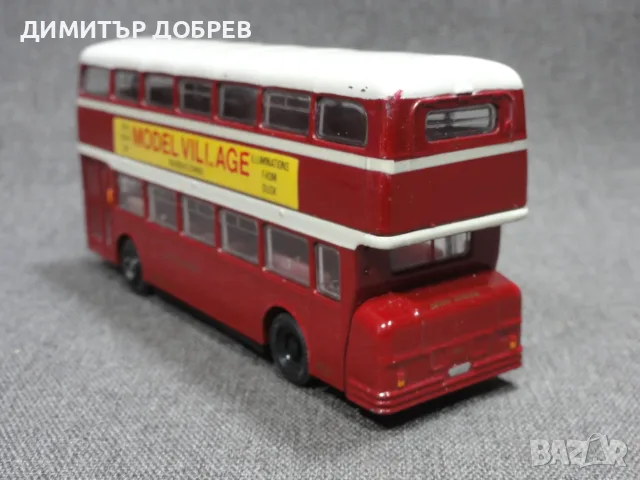 1/76 СТАРА РЕТРО МЕТАЛНА КОЛИЧКА АВТОБУС LEYLAND ATLANTEAN BUS, снимка 3 - Колекции - 55423729