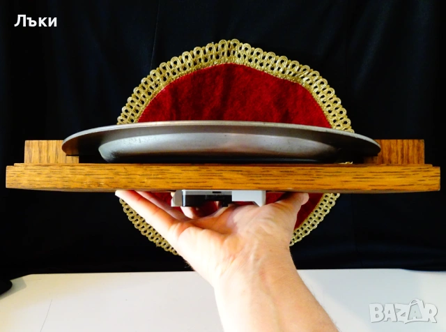 Калаен стенен часовник Junghans 1.6 кг.,перфектен. , снимка 4 - Антикварни и старинни предмети - 54168683