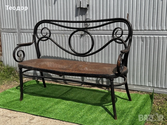 Виенска пейка 19век, снимка 3 - Антикварни и старинни предмети - 54203380