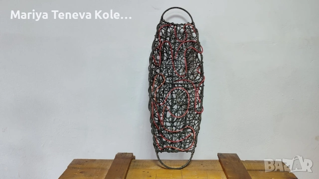 Панери от ратан, бананови листа и бамбук. , снимка 6 - Декорация за дома - 54345985