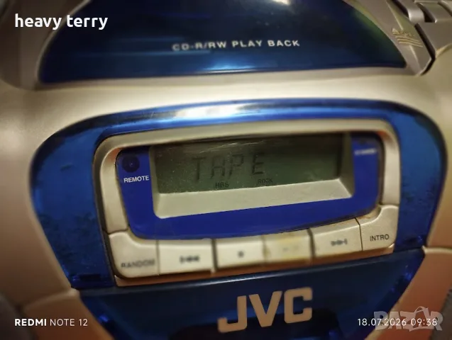 радиокасетофон + CD JVC RC-BX 530SL, снимка 10 - Аудиосистеми - 55329778