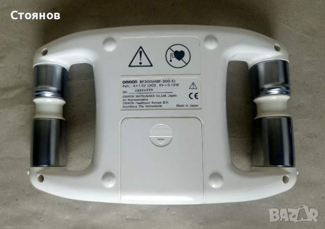 Японски апарат за измерване на мазнини Omron BF 300, снимка 3 - Други - 54628721