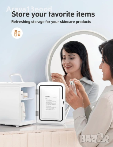 Компактен преносим хладилник за дом, офис и автомобил AstroAI Mini Fridge 4L, снимка 4 - Хладилници - 54122182