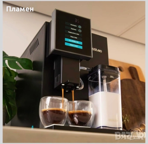 Кафеавтомат Cecotec Cremmaet Compactccino Black 19 Bar – Чисто нов само изпробван, снимка 6 - Кафемашини - 54734096