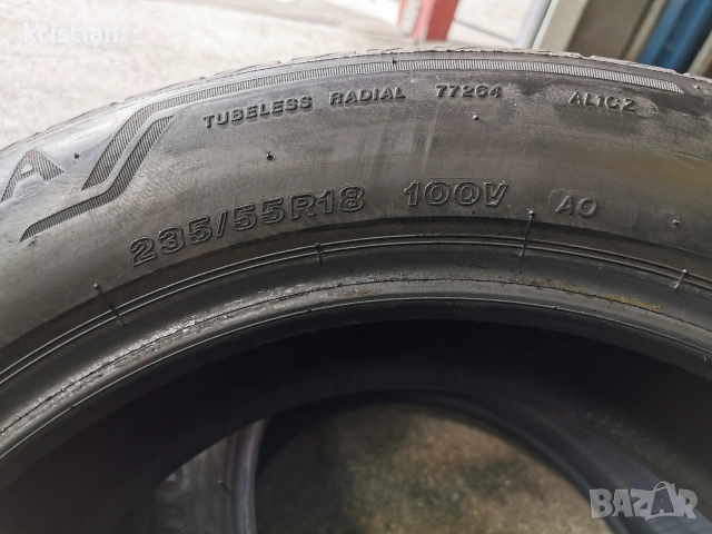 235 55 18 bridgestone 4бр , снимка 4 - Гуми и джанти - 54236336