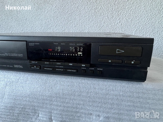 SONY CDP-M29 CD ПЛЕЪР , снимка 2 - Ресийвъри, усилватели, смесителни пултове - 54988566