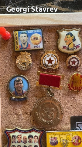 Значки на ЦСКА ,Стоичков ,Пенев и Никодимов!!!, снимка 3 - Футбол - 54894138
