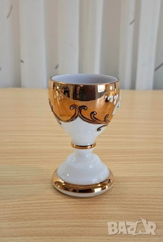 Бохемски сервиз с графа и 6 чаши, снимка 6 - Сервизи - 54386771