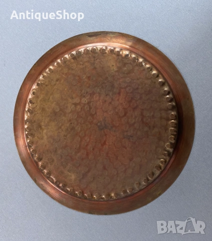 Чиния, плато. Кована мед. Ръчна изработка, снимка 3 - Антикварни и старинни предмети - 54178787