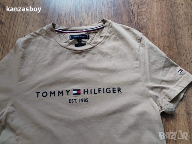 Tommy Hilfiger - страхотна мъжка тениска КАТО НОВА М, снимка 2 - Тениски - 54703555