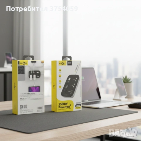 Разклонител KL GO PS-300 2500W с USB зареждане и защита за безопасност и комфорт в дома и офиса, снимка 5 - Друга електроника - 55183754