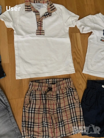 Детски комплекти блузи шорти Burberry Nike Dsquared , снимка 3 - Детски комплекти - 54722883