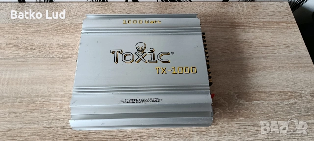 Усилвател Toxic - TX1000, снимка 4 - Ресийвъри, усилватели, смесителни пултове - 54398298