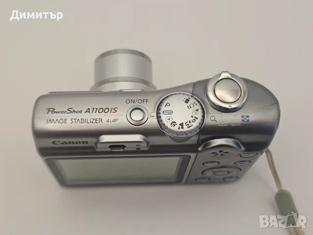Canon PowerShot A1100 IS 12.1MP Digital Camera 4X Zoom Silver дигитален фотоапарат камера компактна, снимка 8 - Фотоапарати - 55517208