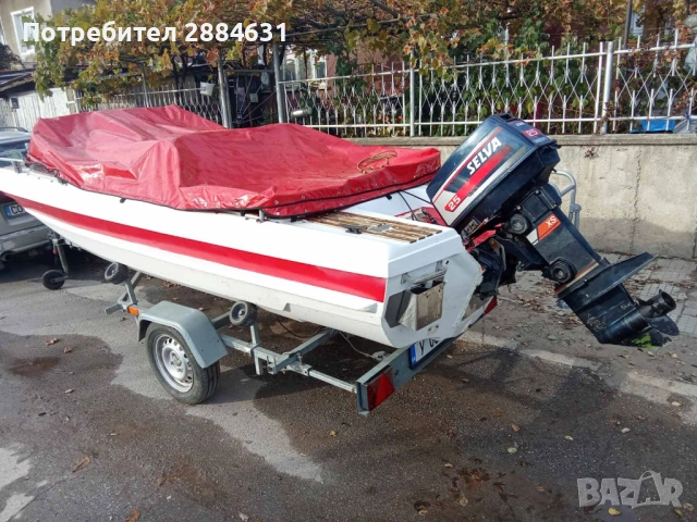 Моторна лодка с теглич, снимка 4 - Водни спортове - 54652165