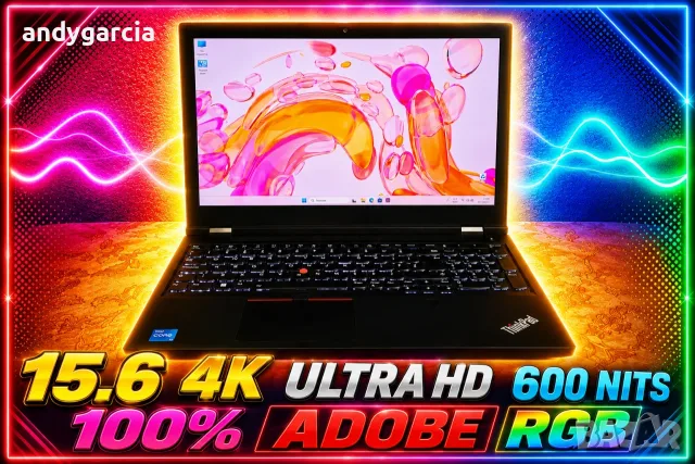 15.6 4K Ultra HD/Intel Core i7-11850H/NVidia Quadro T1200 4GB/16GB RAM/512GB SSD/ThinkPad P15 Gen 2