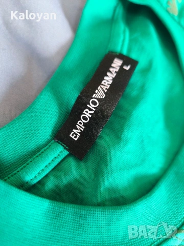 Нова мъжка тениска без етикети Emporio Armani размер L, снимка 4 - Тениски - 55144825
