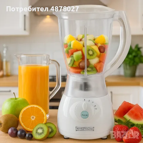 Блендер с приставка за мелница Royalty Line SM-400P.2, снимка 7 - Блендери - 55483879