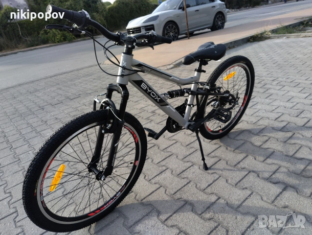 X Велосипед 24" ADVENTURA сив, снимка 7 - Велосипеди - 54729526