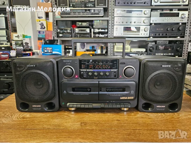 Радиокасетофон Sony CFS-715S – Култова винтидж стерео система от 90-те години, снимка 3 - Радиокасетофони, транзистори - 55405588