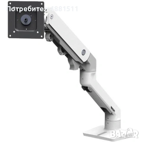 Ergotron HX Premium Monitor Arm (White) – Отлично състояние
