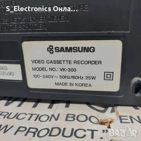 Samsung VCR VK-300, снимка 3 - Плейъри, домашно кино, прожектори - 55360907