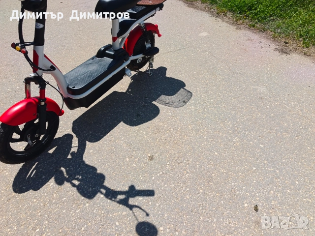 Електрически скутер EcoWay B13, 350W, двуместен, 35 km/h, снимка 3 - Велосипеди - 54570417