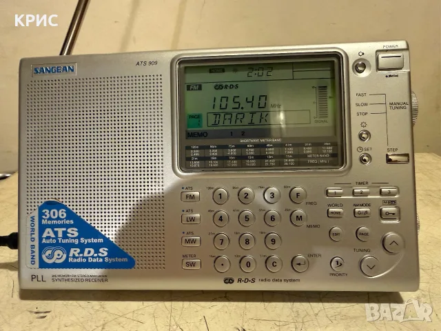 SANGEAN ATS-909, Радио RDS, снимка 3 - Радиокасетофони, транзистори - 55676087