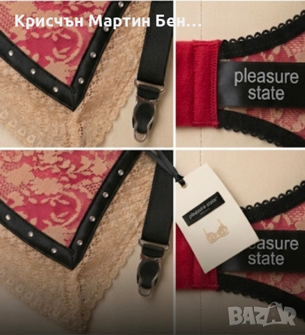 Ексклузивен дизайнерски корсет Pleasure State Couture – Лукс и изящество , снимка 9 - Корсети, бюстиета, топове - 30632492