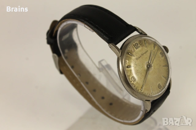 Рядък 1950'с GIRARD PERREGAUX 46EU Швейцарски Ръчен Часовник, снимка 6 - Мъжки - 54013442