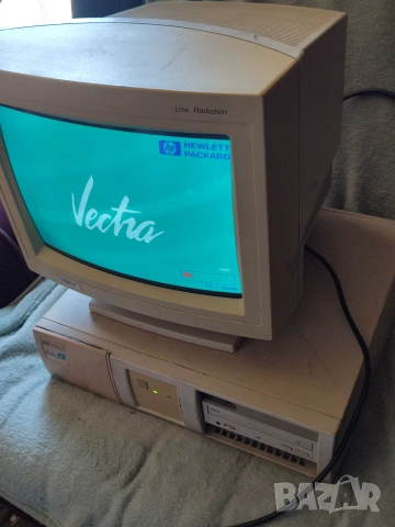 Антика ретро компютър HP Vectra с/без монитор, снимка 2 - За дома - 55074109