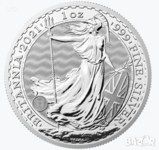сребърна монета 1 оз 1 oz британия инвестиционна сребърна монета 