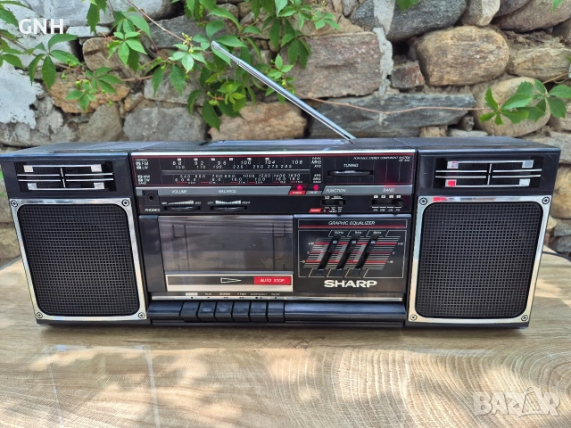 Радиокасетофон Sharp GF-320H(BK), снимка 2 - Радиокасетофони, транзистори - 55187588